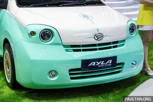 Daihatsu Ayla Retro Future at GIIAS – Perodua Axia with round headlights, turbofans, air suspension!