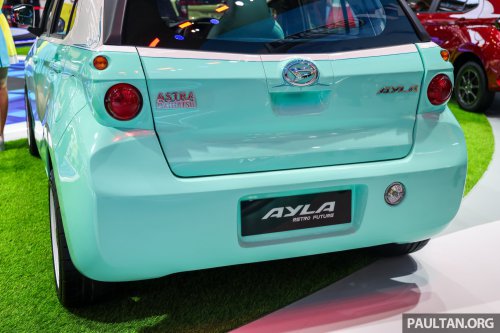 Daihatsu Ayla Retro Future at GIIAS – Perodua Axia with round headlights, turbofans, air suspension!