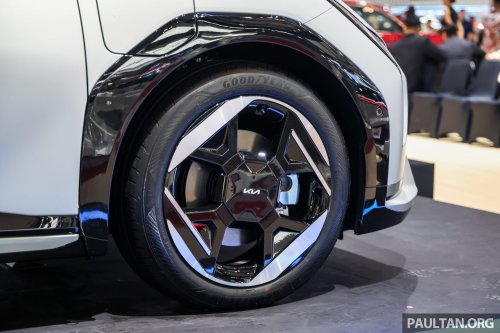Kia, FWD, Battery, GIIAS 2025: Kia EV4 sedan shown in Indonesia – 204 PS FWD; 81.4 kWh battery, up to 630 km range WLTP