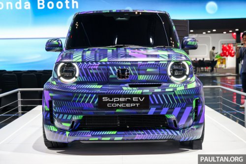 Honda, Honda Super EV Concept shown at GIIAS 2025, hinting that the region will get the A-segment electric hatch?
