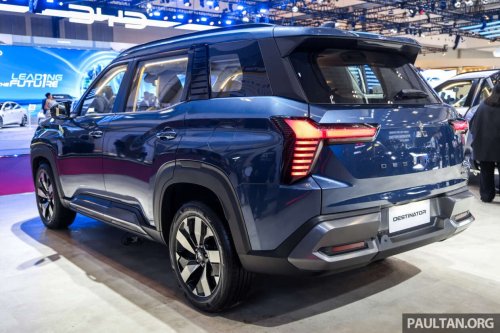 Mitsubishi Destinator, Mitsubishi, SUV, 2025 Mitsubishi Destinator launched in Indonesia – from RM105k; 3-row SUV with 1.5T, ADAS; CR-V size