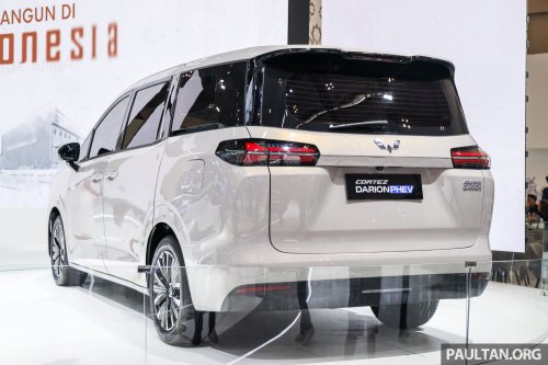 Wuling Cortez Darion MPV shown at GIIAS 2025 – EV and PHEV, up to 1,000 km combined hybrid range