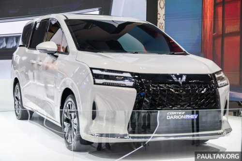 PHEV, Wuling Cortez Darion MPV shown at GIIAS 2025 – EV and PHEV, up to 1,000 km combined hybrid range