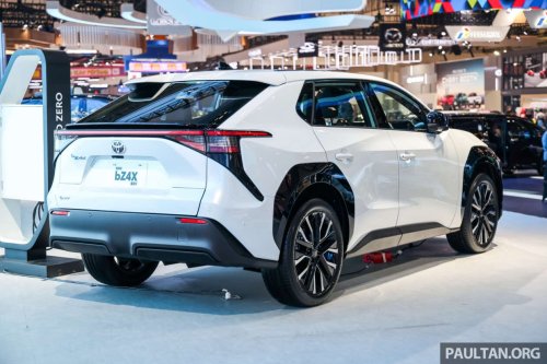 Toyota, Toyota bZ4X, FWD, Toyota bZ4X facelift previewed in Indonesia: now CKD, FWD only, 224 PS, 573 km range, will be much cheaper