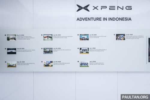 Xpeng makes Indonesian debut at GIIAS 2025 – CKD production of X9 EV started this month, from RM256k