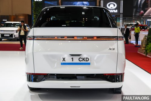 Xpeng makes Indonesian debut at GIIAS 2025 – CKD production of X9 EV started this month, from RM256k