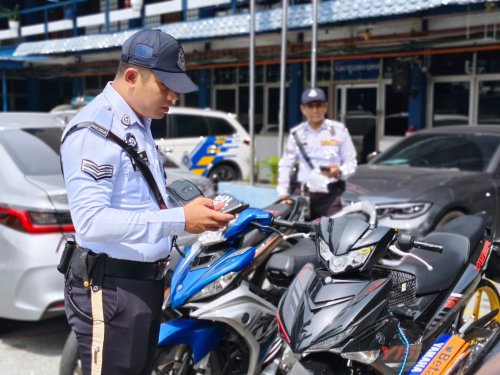KL Traffic Police continue crackdown on noisy bikes