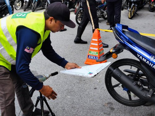 KL Traffic Police continue crackdown on noisy bikes