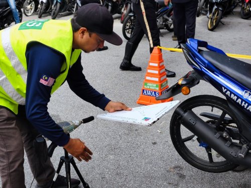 KL Traffic Police continue crackdown on noisy bikes