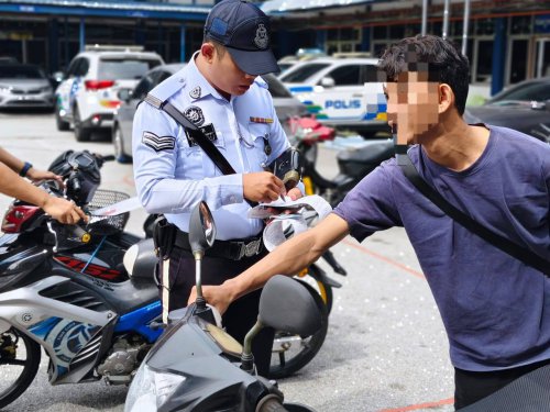 KL Traffic Police continue crackdown on noisy bikes
