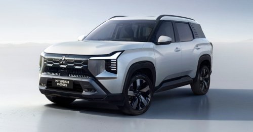 Mitsubishi Destinator, Mitsubishi, SUV, 2025 Mitsubishi Destinator debuts in Indonesia – new global three-row SUV for with 1.5T, CVT; CR-V size