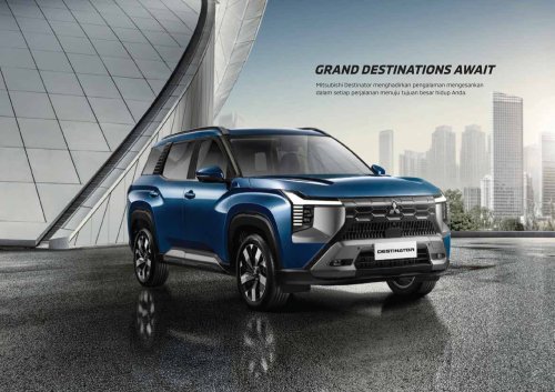 2025 Mitsubishi Destinator debuts in Indonesia – new global three-row SUV for with 1.5T, CVT; CR-V size
