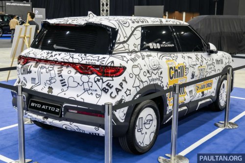 BYD, SUV, BYD Atto 2 EV previewed at PACE 2025 – compact SUV with 350 km range; X50/HR-V size; launch on July 24