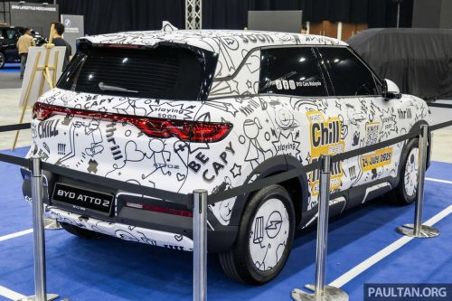 BYD, SUV, BYD Atto 2 EV previewed at PACE 2025 – compact SUV with 350 km range; X50/HR-V size; launch on July 24