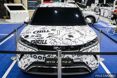BYD, SUV, BYD Atto 2 EV previewed at PACE 2025 – compact SUV with 350 km range; X50/HR-V size; launch on July 24