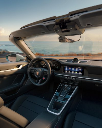 992 Porsche 911 Carrera 4S, Targa 4S facelifts debut – 480 PS 3.0L biturbo boxer six-cylinder; GTS brakes