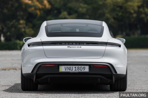 Porsche Taycan – still the sportiest EV, now made even more dynamic and efficient with several improvements