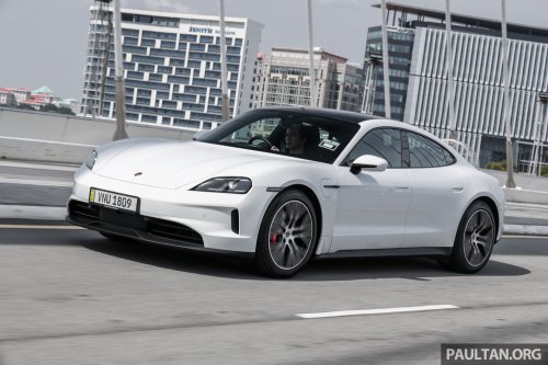 Porsche Taycan – still the sportiest EV, now made even more dynamic and efficient with several improvements
