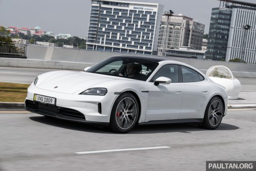 Porsche Taycan – still the sportiest EV, now made even more dynamic and efficient with several improvements