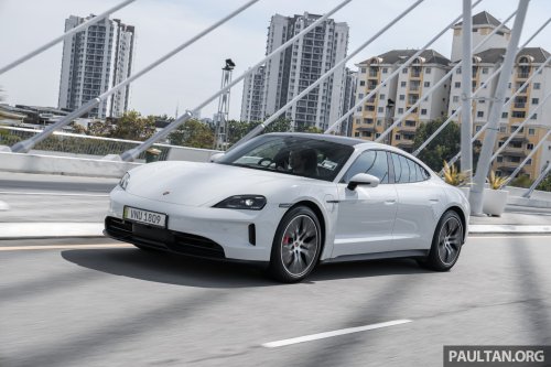 Porsche Taycan – still the sportiest EV, now made even more dynamic and efficient with several improvements