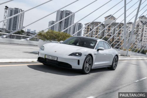 Porsche Taycan – still the sportiest EV, now made even more dynamic and efficient with several improvements