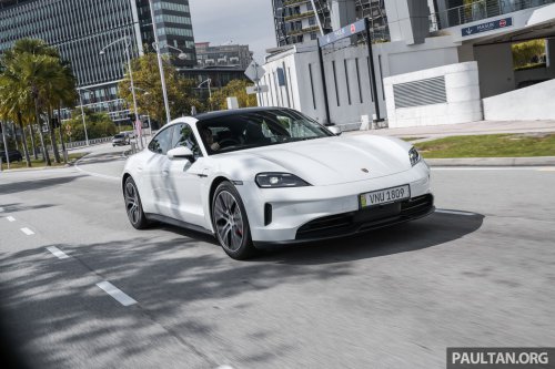 Porsche Taycan – still the sportiest EV, now made even more dynamic and efficient with several improvements