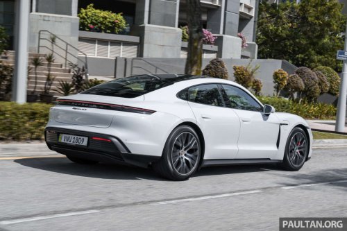 Porsche Taycan – still the sportiest EV, now made even more dynamic and efficient with several improvements