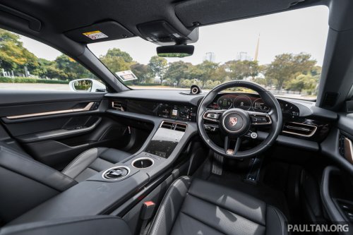 Porsche Taycan – still the sportiest EV, now made even more dynamic and efficient with several improvements