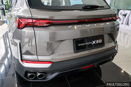2025 Proton X50 facelift launched – major redesign, 181 PS 1.5L turbo 4-cyl, RM4k rebate, from RM86k