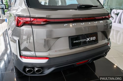 2025 Proton X50 facelift launched – major redesign, 181 PS 1.5L turbo 4-cyl, RM4k rebate, from RM86k