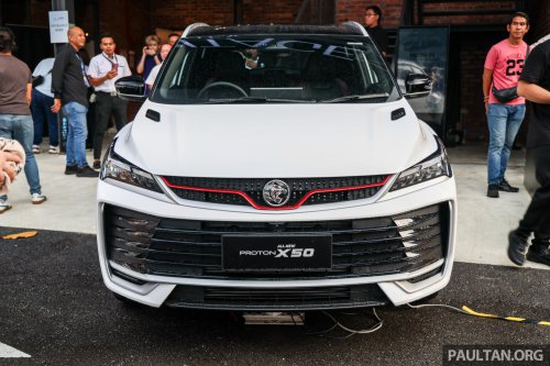 2025 Proton X50 facelift shown in Malaysia – live photos of major redesign, all-new interior, 4-cyl engine