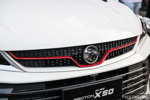 2025 Proton X50 facelift shown in Malaysia – live photos of major redesign, all-new interior, 4-cyl engine