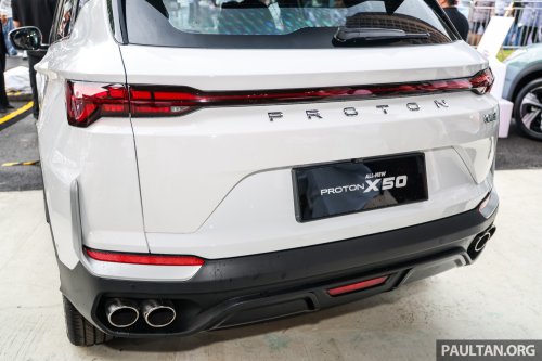 2025 Proton X50 facelift shown in Malaysia – live photos of major redesign, all-new interior, 4-cyl engine