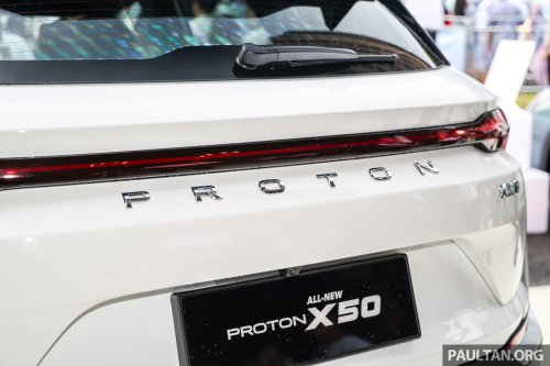 2025 Proton X50 facelift shown in Malaysia – live photos of major redesign, all-new interior, 4-cyl engine