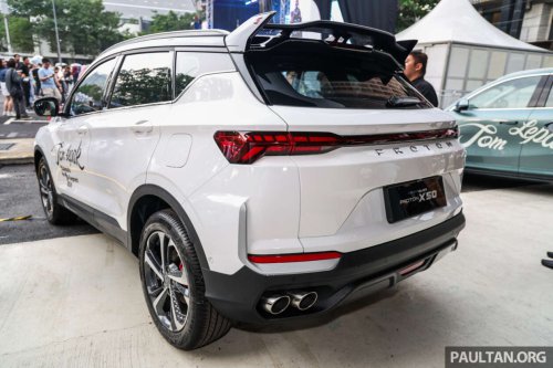 2025 Proton X50 facelift shown in Malaysia – live photos of major redesign, all-new interior, 4-cyl engine