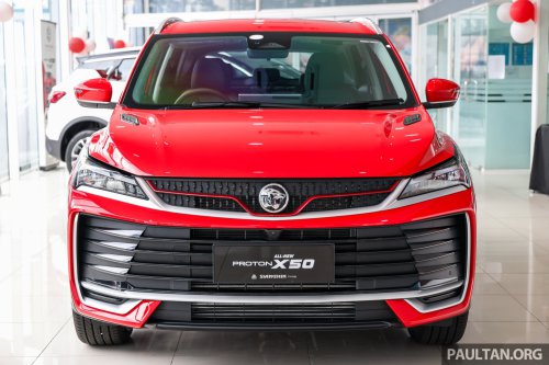 2025 Proton X50 facelift launched – major redesign, 181 PS 1.5L turbo 4-cyl, RM4k rebate, from RM86k