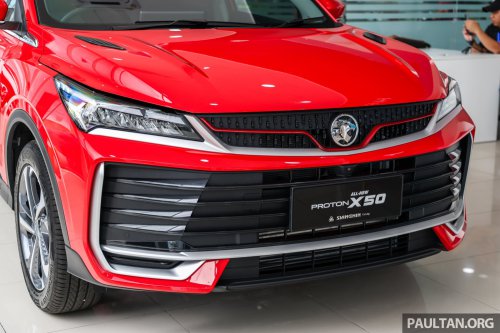 2025 Proton X50 facelift launched – major redesign, 181 PS 1.5L turbo 4-cyl, RM4k rebate, from RM86k