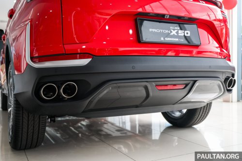 2025 Proton X50 facelift launched – major redesign, 181 PS 1.5L turbo 4-cyl, RM4k rebate, from RM86k