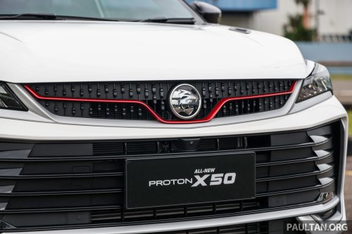 2025 Proton X50 facelift: full pics, specs and variant breakdown of major refresh; brief driving impressions