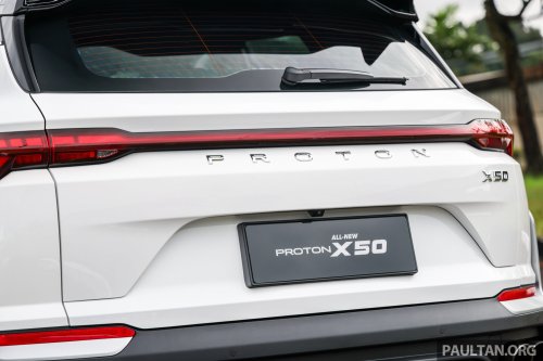 2025 Proton X50 1.5TD Executive facelift – new base model with full power and tech, 6 airbags, no ADAS