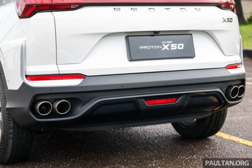 2025 Proton X50 1.5TD Executive facelift – new base model with full power and tech, 6 airbags, no ADAS