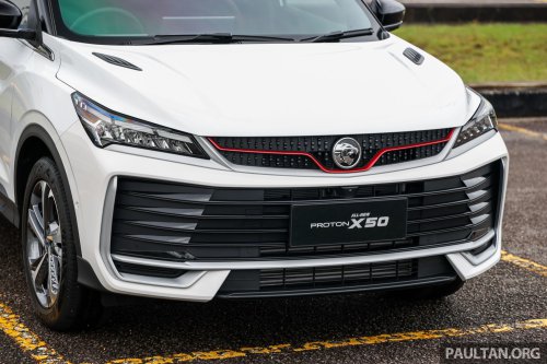 2025 Proton X50 1.5TD Executive facelift – new base model with full power and tech, 6 airbags, no ADAS