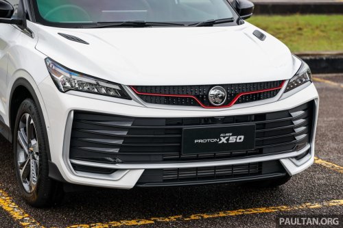 2025 Proton X50 facelift: full pics, specs and variant breakdown of major refresh; brief driving impressions