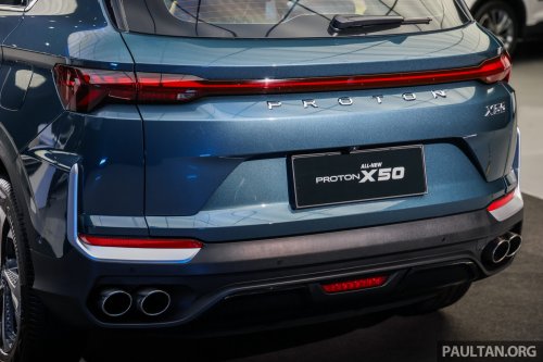 2025 Proton X50 facelift launched – major redesign, 181 PS 1.5L turbo 4-cyl, RM4k rebate, from RM86k