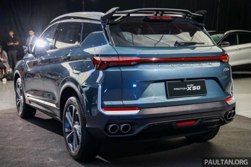 2025 Proton X50 facelift launched – major redesign, 181 PS 1.5L turbo 4-cyl, RM4k rebate, from RM86k