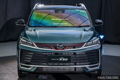 2025 Proton X50 facelift launched – major redesign, 181 PS 1.5L turbo 4-cyl, RM4k rebate, from RM86k