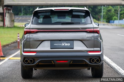 2025 Proton X50 facelift: full pics, specs and variant breakdown of major refresh; brief driving impressions