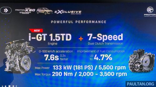 Proton, 2025 Proton X50 facelift: full pics, specs and variant breakdown of major refresh; brief driving impressions