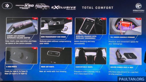 2025 Proton X50 facelift: full pics, specs and variant breakdown of major refresh; brief driving impressions