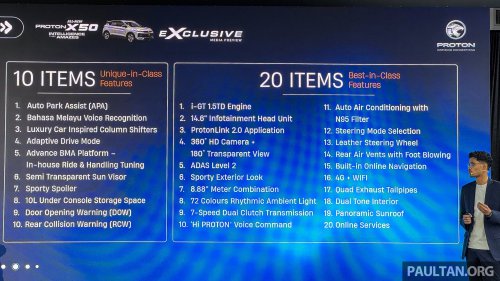 2025 Proton X50 facelift: full pics, specs and variant breakdown of major refresh; brief driving impressions